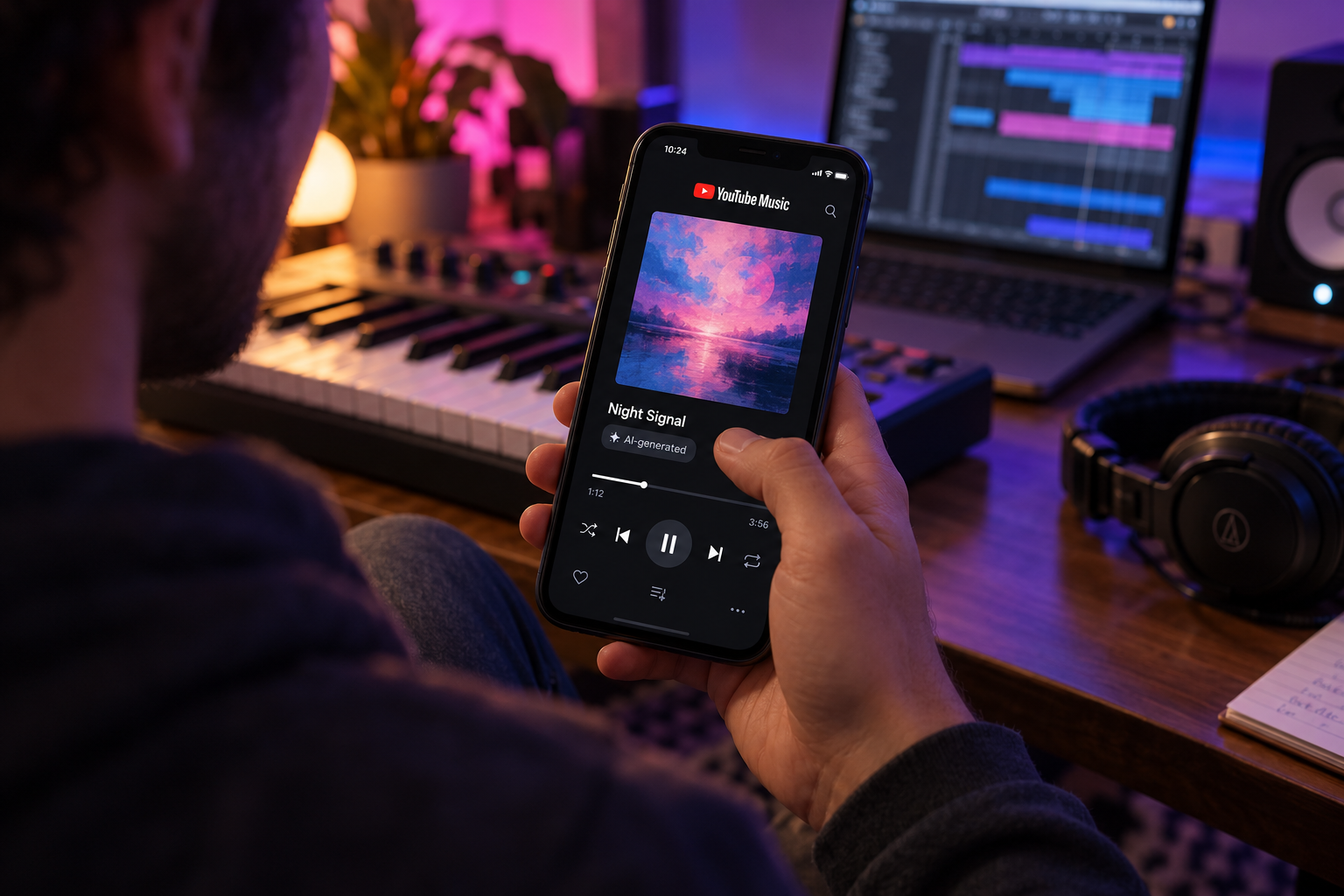 YouTube Music adds "Made with AI" labels to tracks